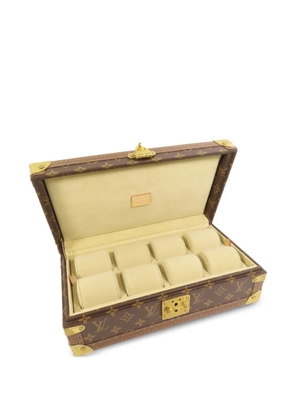 Louis Vuitton Pre-Owned Coffret 8 Montres monogram-pattern box - Brown