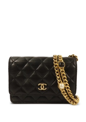 CHANEL Pre-Owned CC quilted cross body bag - Black