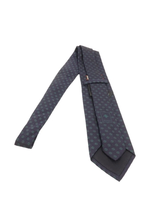 Gucci Pre-Owned patterned tie - Blue