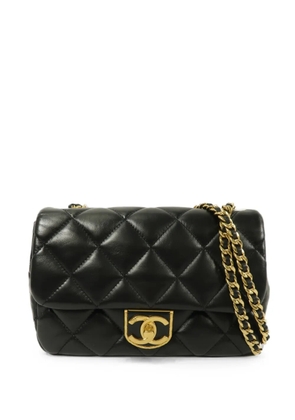CHANEL Pre-Owned interlocking-CC shoulder bag - Black