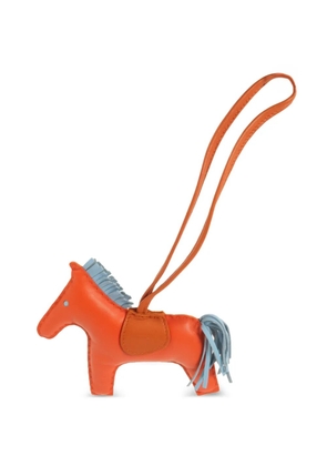 Hermès Pre-Owned MM Rodeo leather bag charm - Red