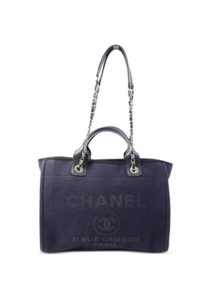CHANEL Pre-Owned Deauville tote bag - Blue