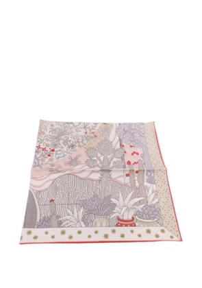 Hermès Pre-Owned silk scarf - White