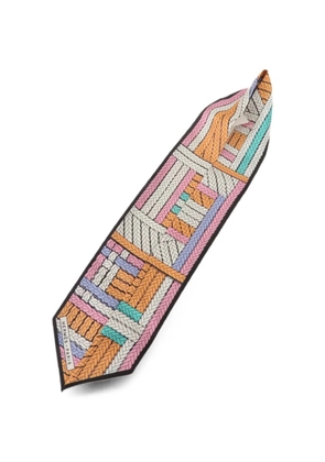 Hermès Pre-Owned Twilly silk scarf - Neutrals