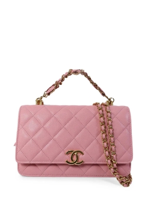 CHANEL Pre-Owned turn-lock-fastening shoulder bag - Pink