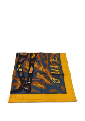 Hermès Pre-Owned silk scarf - Blue