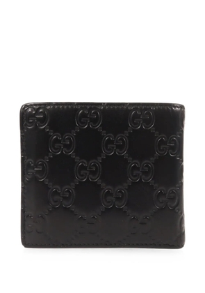 Gucci Pre-Owned logo-plaque wallet - Black