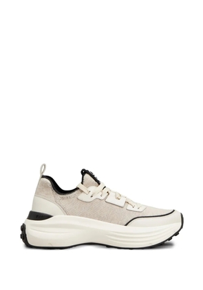 Tod's panelled lace-up sneakers - Neutrals