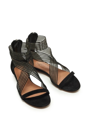 Alaïa Pre-Owned mesh ankle-strap sandals - Black