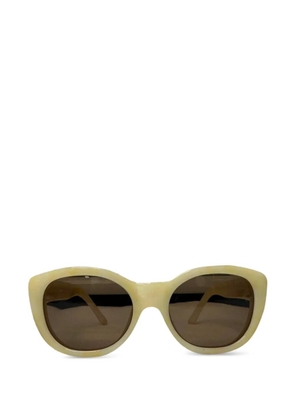 Linda Farrow x Dries Van Noten square-frame sunglasses - Neutrals