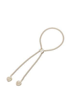 CHANEL Pre-Owned 1986-1988 Coco Mark necklace - Gold