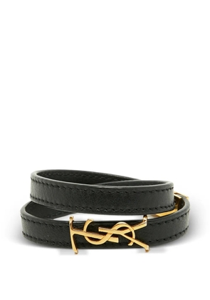Saint Laurent Pre-Owned Opyum wrap bracelet - Black