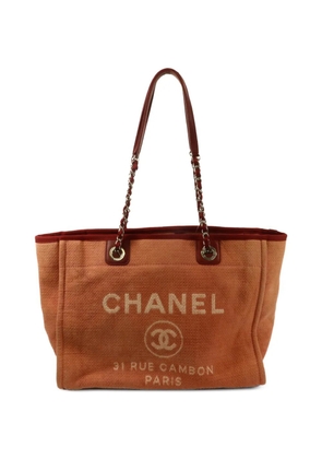 CHANEL Pre-Owned MM Deauville CC tote bag - Pink