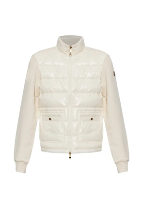 Moncler horizontal-quilted padded jacket - White
