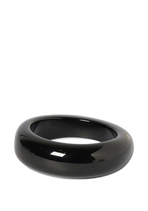 Emporio Armani asymmetric bangle - Black