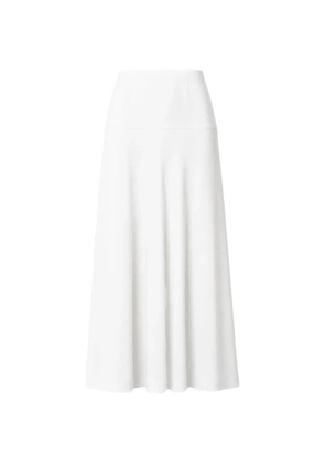 RETORI zip-fastening maxi skirt - White