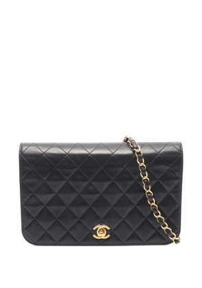 CHANEL Pre-Owned 2003-2004 Medium Quilted Lambskin Full Flap crossbody bag - Black