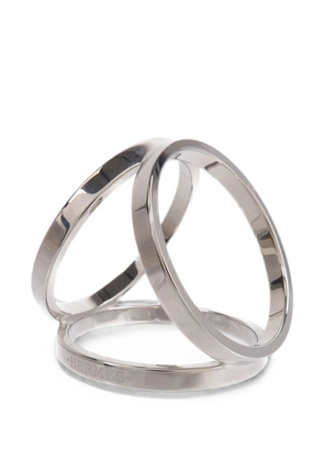 Hermès Pre-Owned interlocking-rings scarf ring - Silver