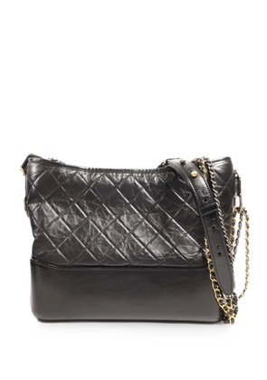 CHANEL Pre-Owned medium Gabrielle quilted shoulder bag - Black