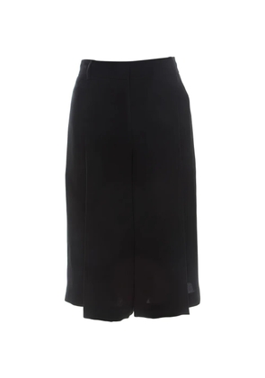Diane Von Furstenberg Vintage belt-loops culottes - Black