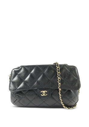 CHANEL Pre-Owned quilted CC shoulder bag - Black