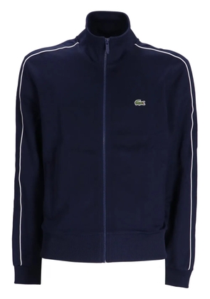 Lacoste logo-appliqué side-stripe sweatshirt - Blue