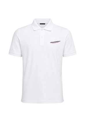 Diesel Smith logo-print polo shirt - White