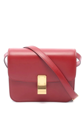 Celine Pre-Owned 2010-2026 Teen Calfskin Classic Box crossbody bag - Red