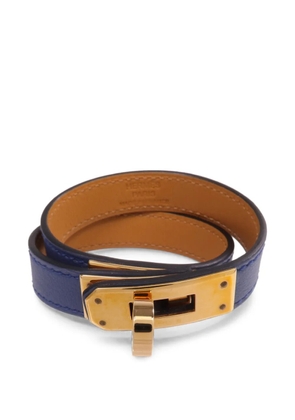 Hermès Pre-Owned Kelly Double Tour leather bracelet - Gold