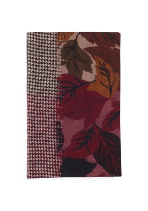 Faliero Sarti houndstooth-print scarf - Red