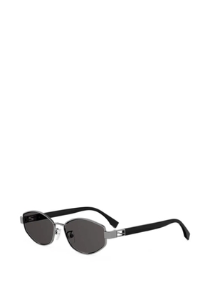 FENDI geometric-frame sunglasses - Grey