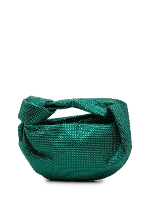 Bottega Veneta Pre-Owned 2012-2026 Mini Crystal Embellished Satin Jodie hobo bag - Green