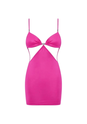 DSQUARED2 cut-out Icon-plaque dress - Pink