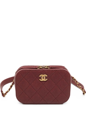 CHANEL Pre-Owned 2019-2020 Chic Trip quilted belt bag - Red