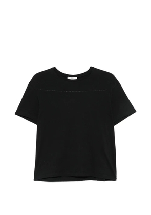 TOTEME Classic logo-embroidered T-shirt - Black
