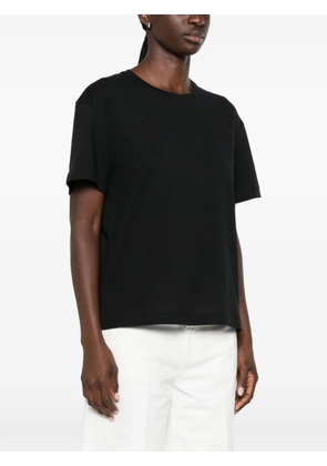 TOTEME Classic logo-embroidered T-shirt - Black