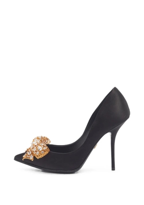 Dolce & Gabbana Pre-Owned crystal-embellished heeled pumps - Black