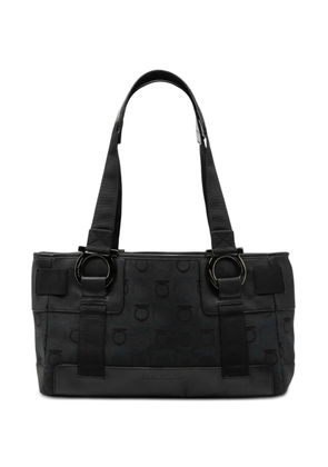 Ferragamo Pre-Owned 2010-2026 Gancini Canvas tote bag - Black