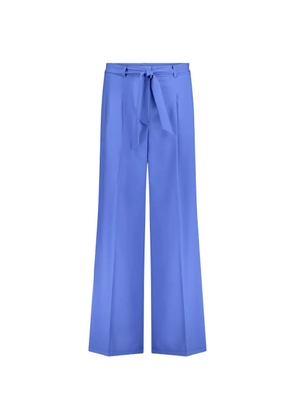 Betty Barclay belted wide-leg trousers - Blue