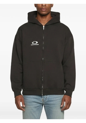 Balenciaga Pre-Owned Inside Out zip-up hoodie - Black