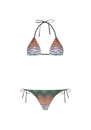 Missoni bikini in viscose lamé blend - Orange
