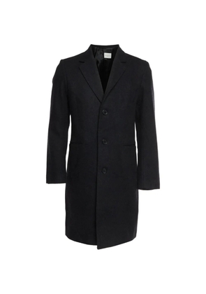 SANDRO single-breasted notch-lapels coat - Black