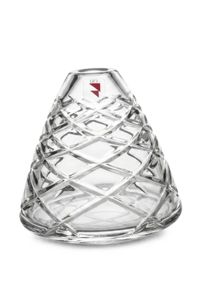 COLLEVILCA Dondolo diamond-cut vase - White