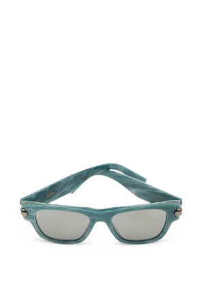 Christian Dior Pre-Owned XL DiorBlackSuit S2U wayfarer sunglasses - Blue