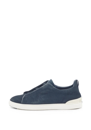 Ermenegildo Zegna Vintage Triple Stitch slip-on sneakers - Blue