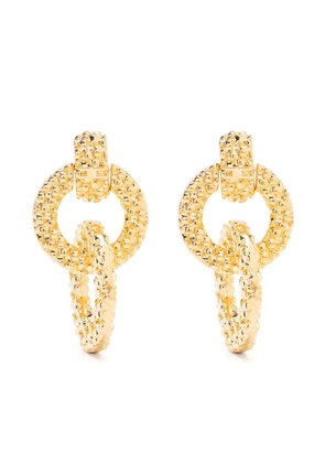 Elisabetta Franchi Link pendant earring - Gold