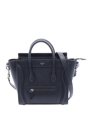 Celine Pre-Owned 2010-2026 Nano Leather Luggage Tote satchel - Black