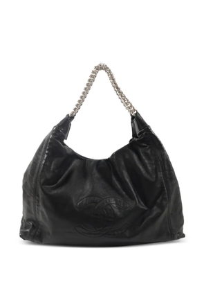 CHANEL Pre-Owned CC logo-detail chain-strap handbag - Black