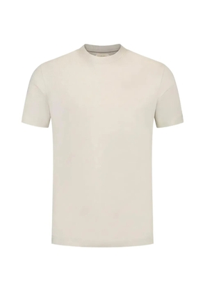 Aurélien logo-embroidered T-shirt - Neutrals