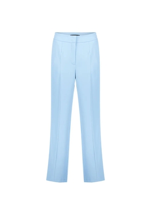 Betty Barclay pressed-crease straight-leg trousers - Blue